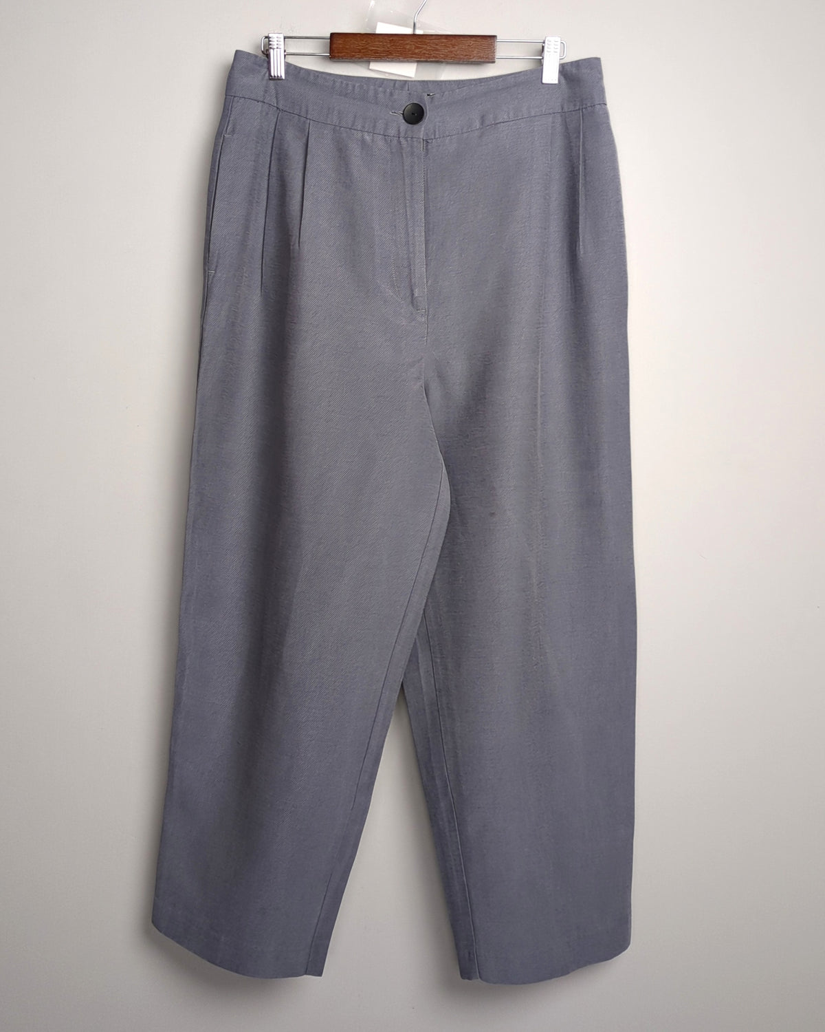 Zara Gray Pleated Trousers