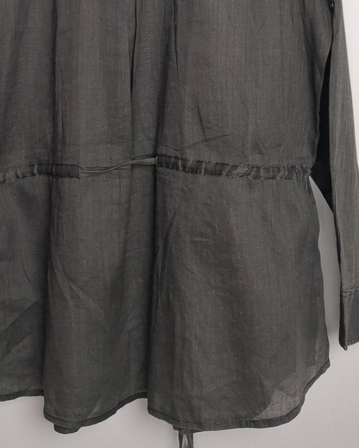 Gray Buttoned Tunic