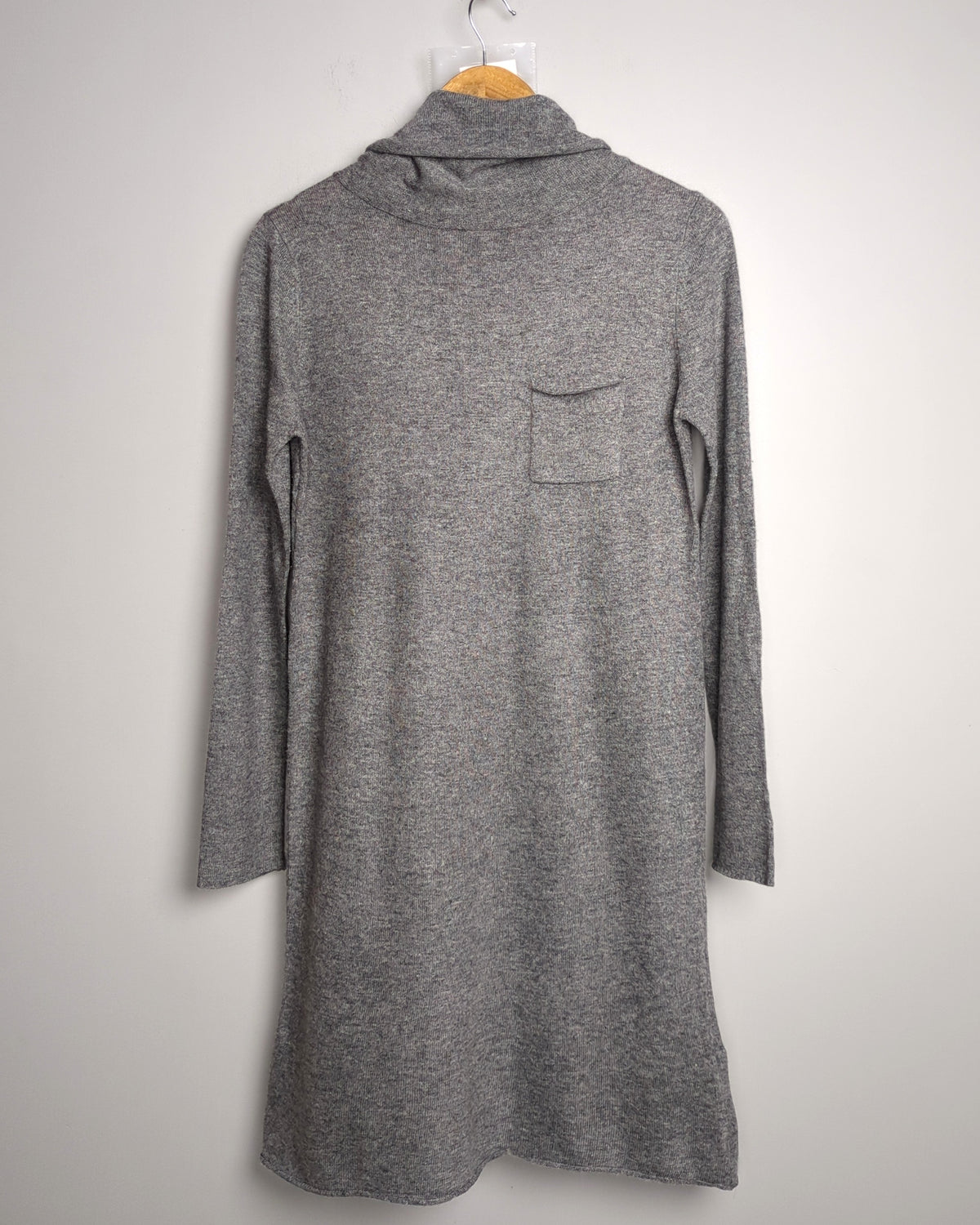 Grey Turtleneck Sweater
