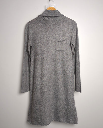 Grey Turtleneck Sweater