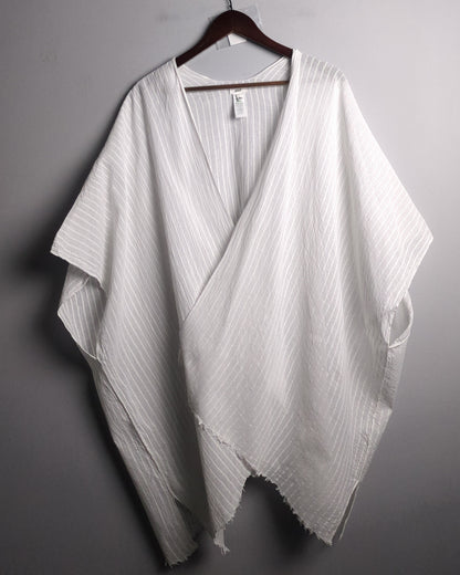 Aerie By American Eagle White Wrap Top