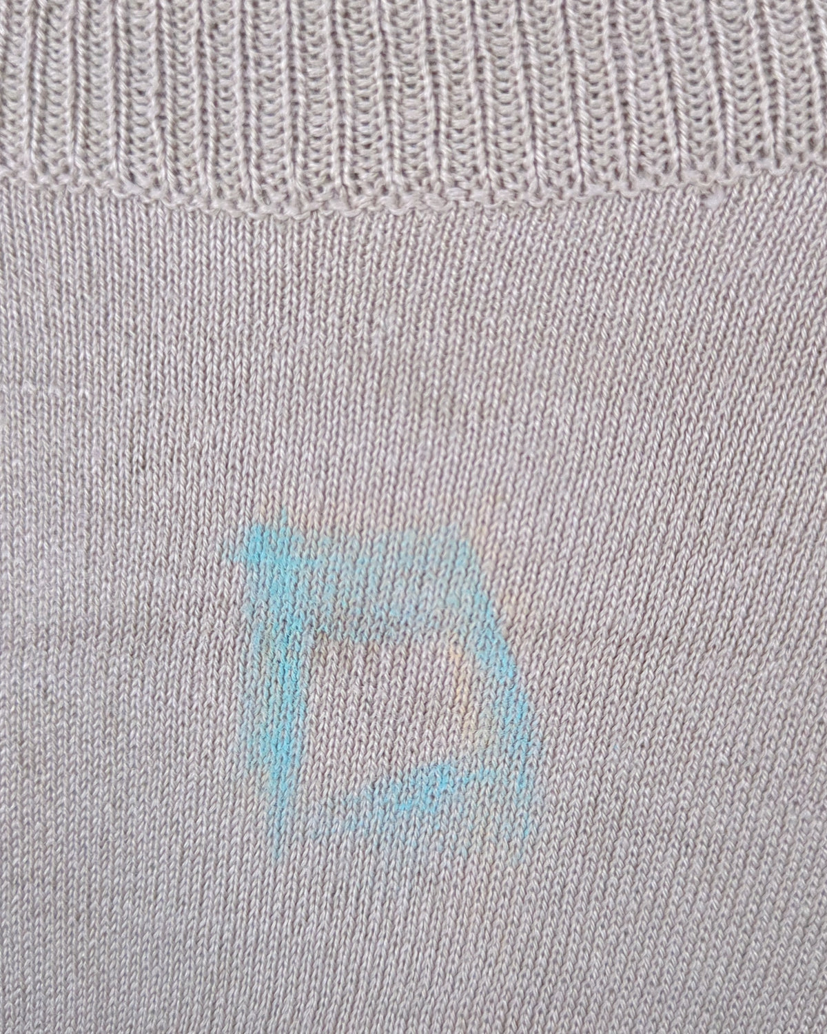 Meiling Shan Beige Crewneck Sweater