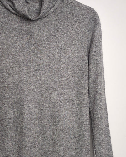 Grey Turtleneck Sweater