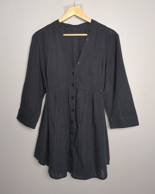 Black Pleated Tunic