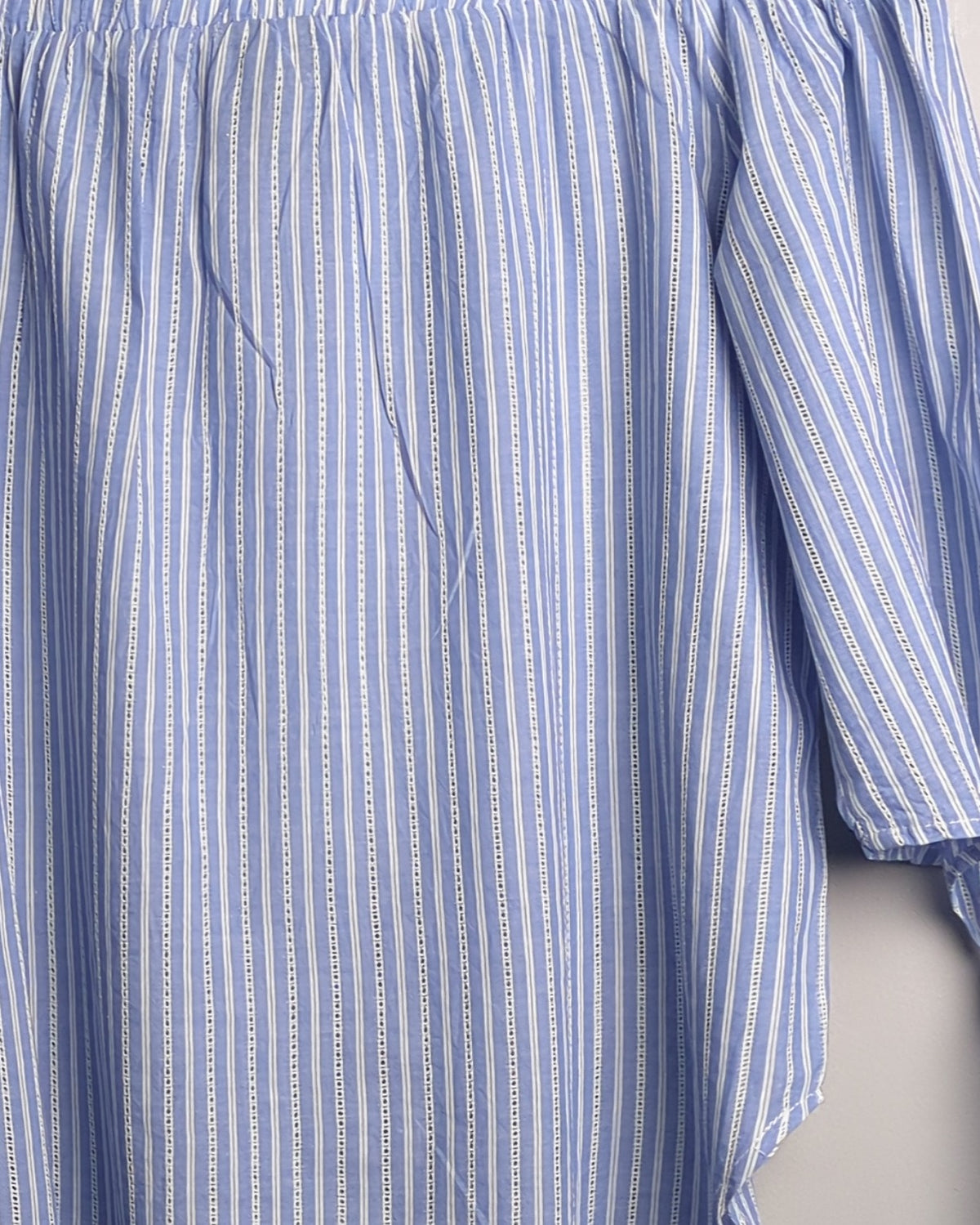 Mossimo Blue Off-Shoulder Top