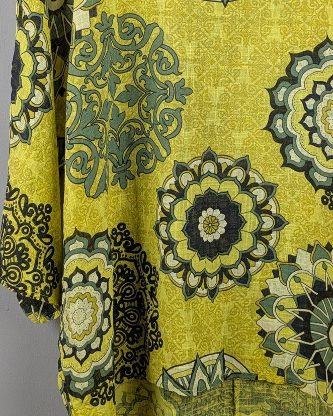 Green Mandala Top