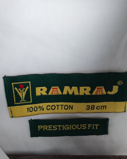 Ramraj White Mandarin Shirt