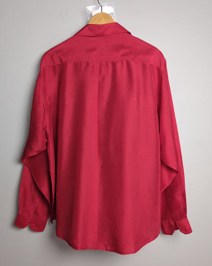 Red Silk Shirt