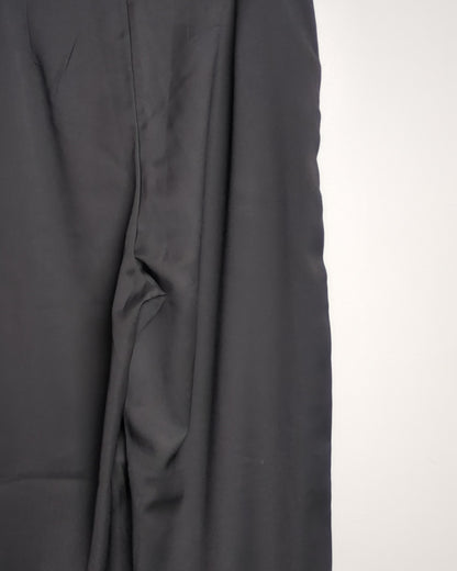 Freakins Black Wrap Trousers