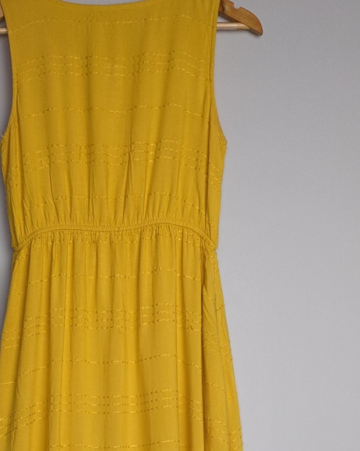 People Orange Buttoned Dress