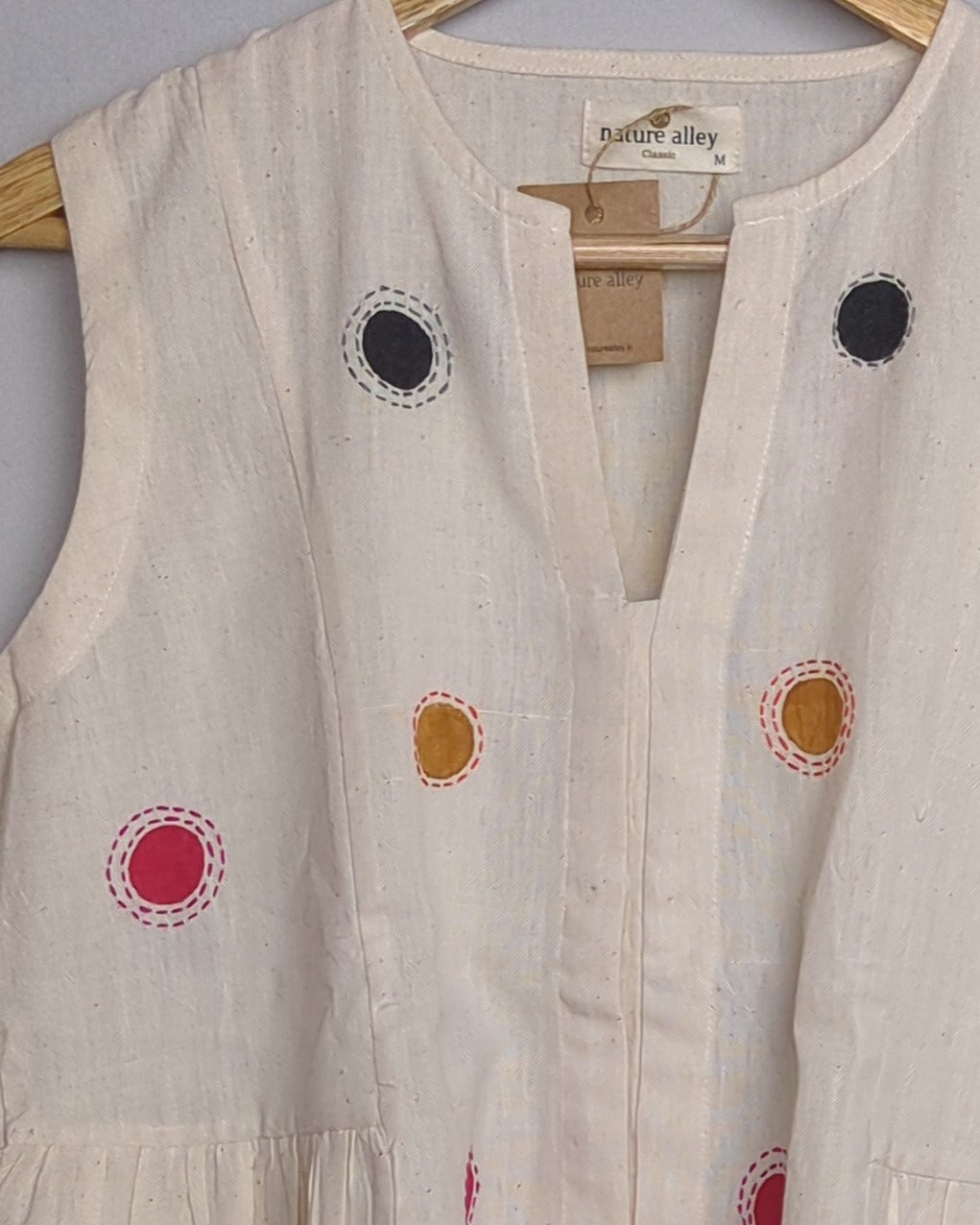 Nature Alley Beige Sleeveless Top