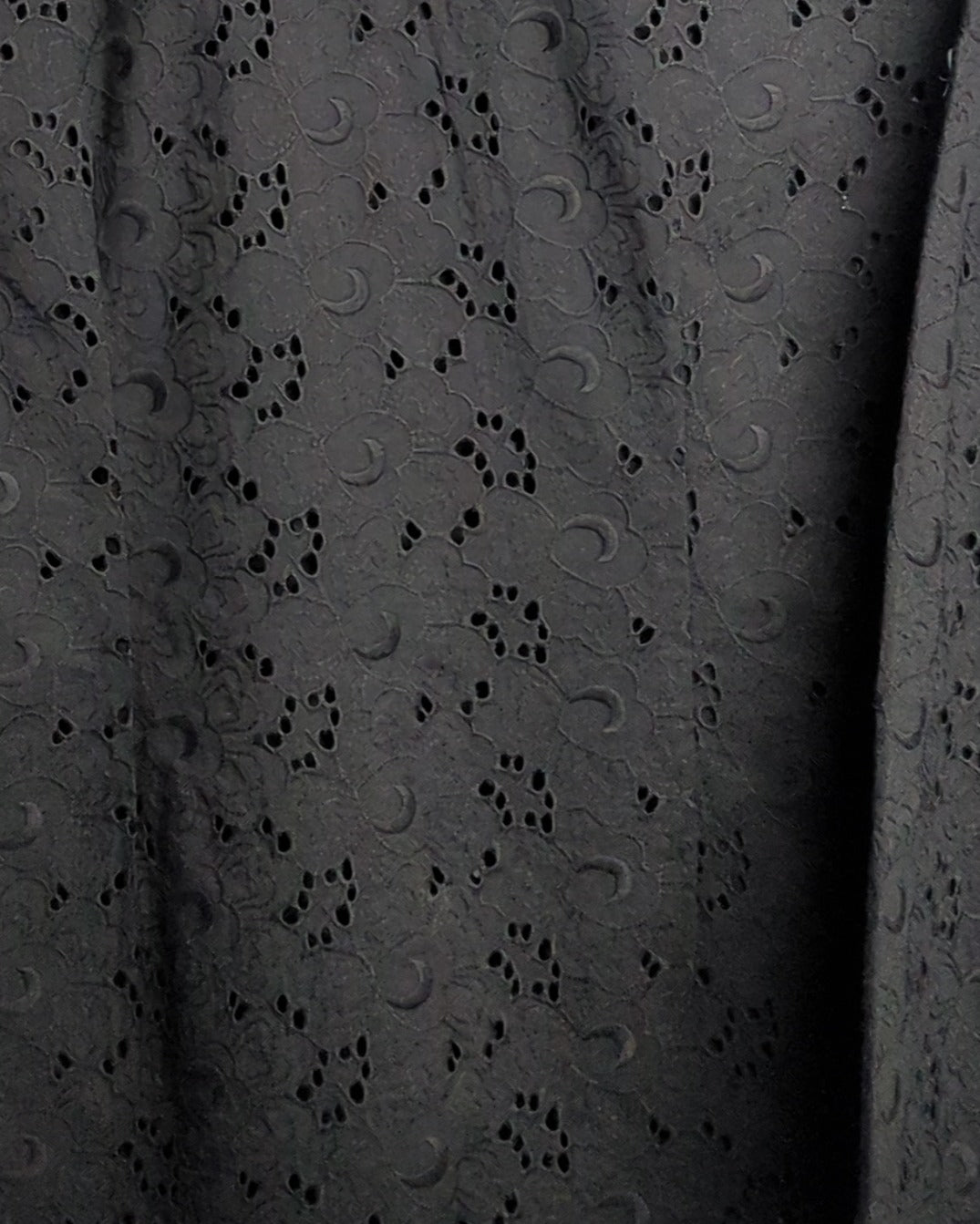 Itsu Black Eyelet Blouse