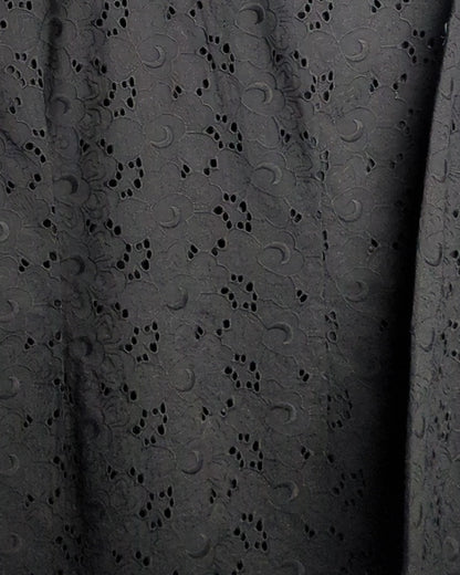 Itsu Black Eyelet Blouse