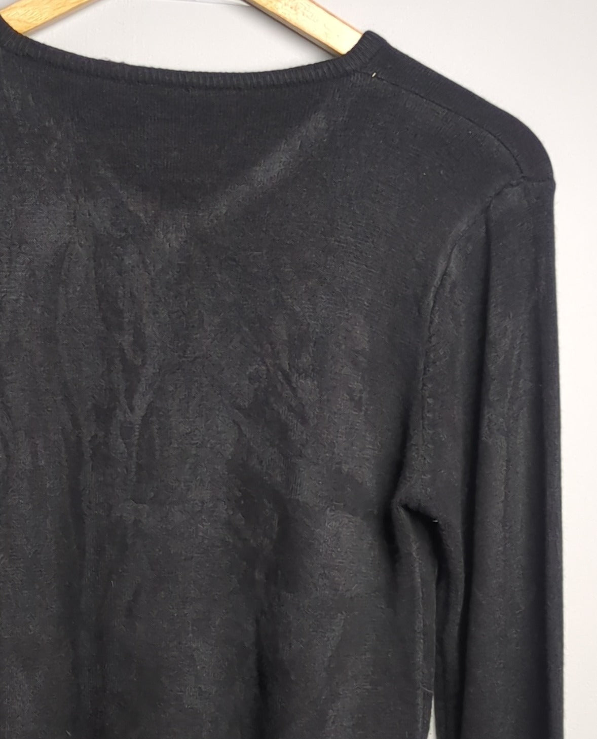 Black V-Neck Sweater