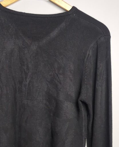 Black V-Neck Sweater