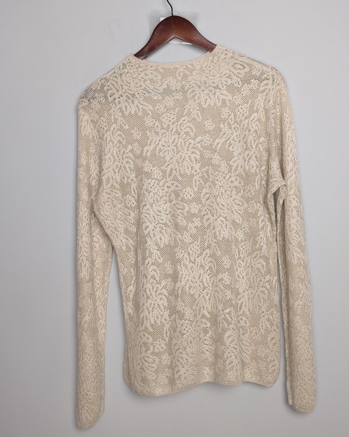 Beige Lace Top