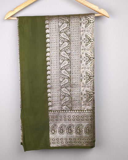 Green Ethnic Saree