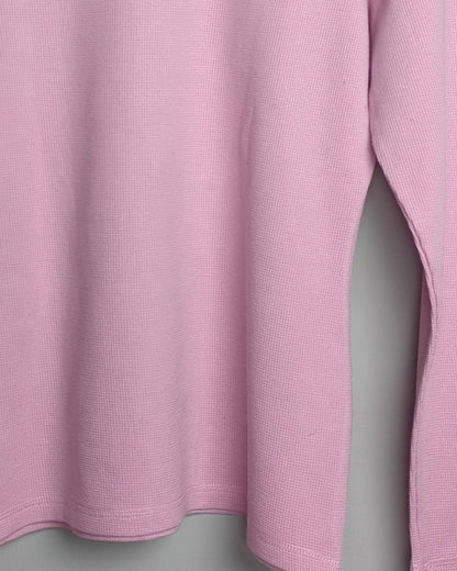 Reflections Pink Waffle Shirt