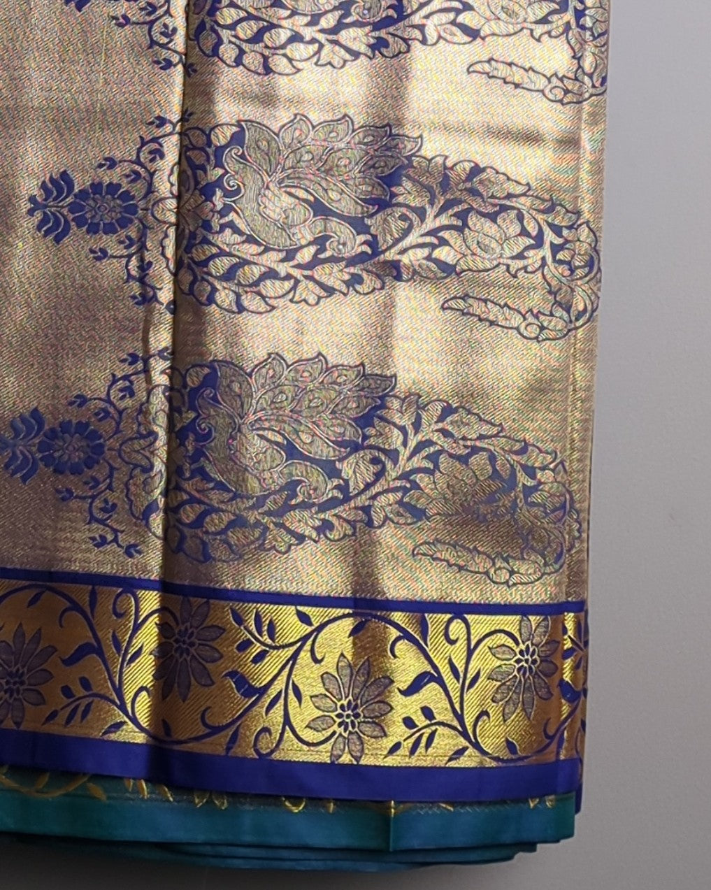 Beige Silk Saree
