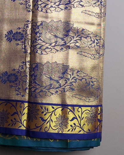 Beige Silk Saree