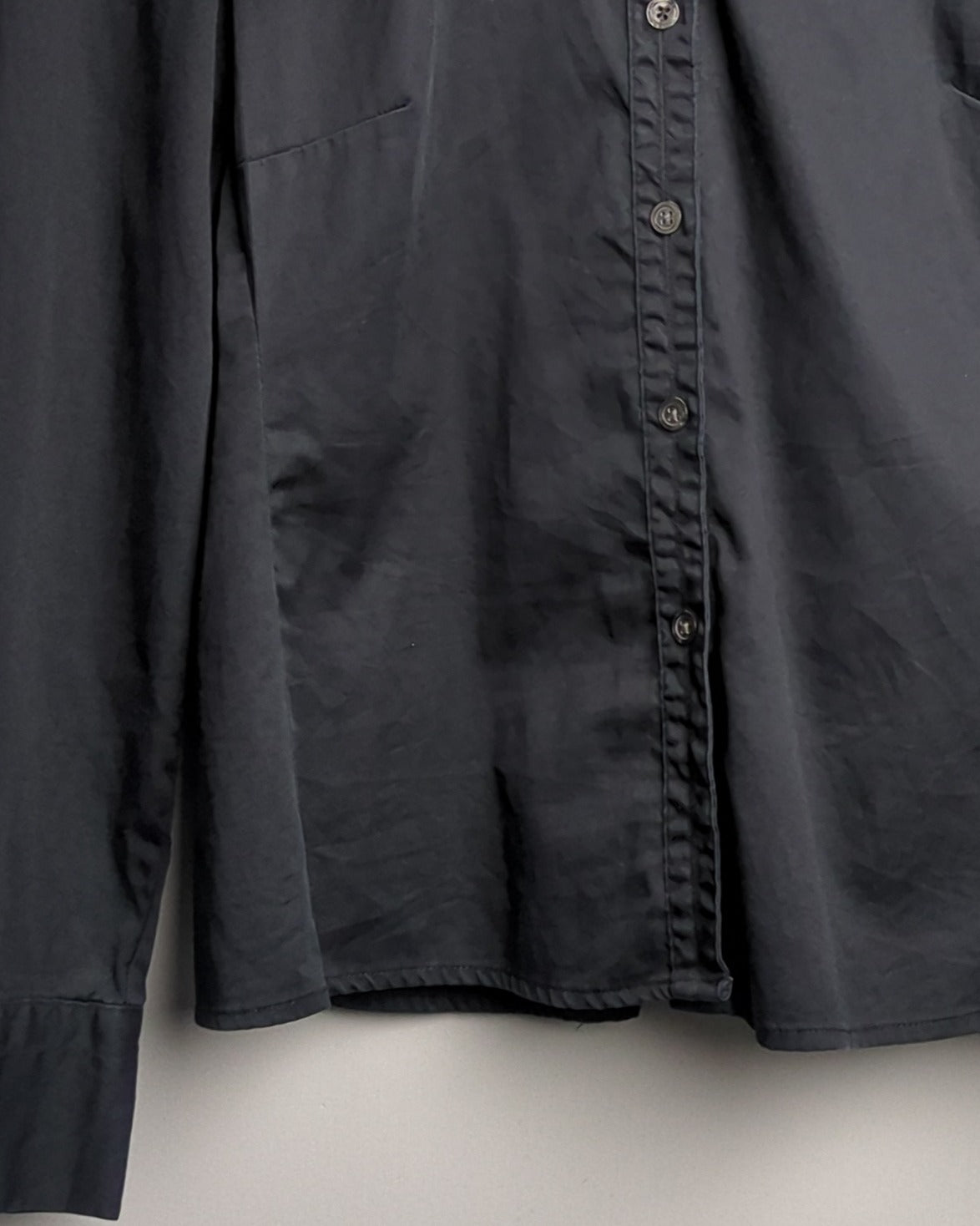 The Limited Black Button Shirt