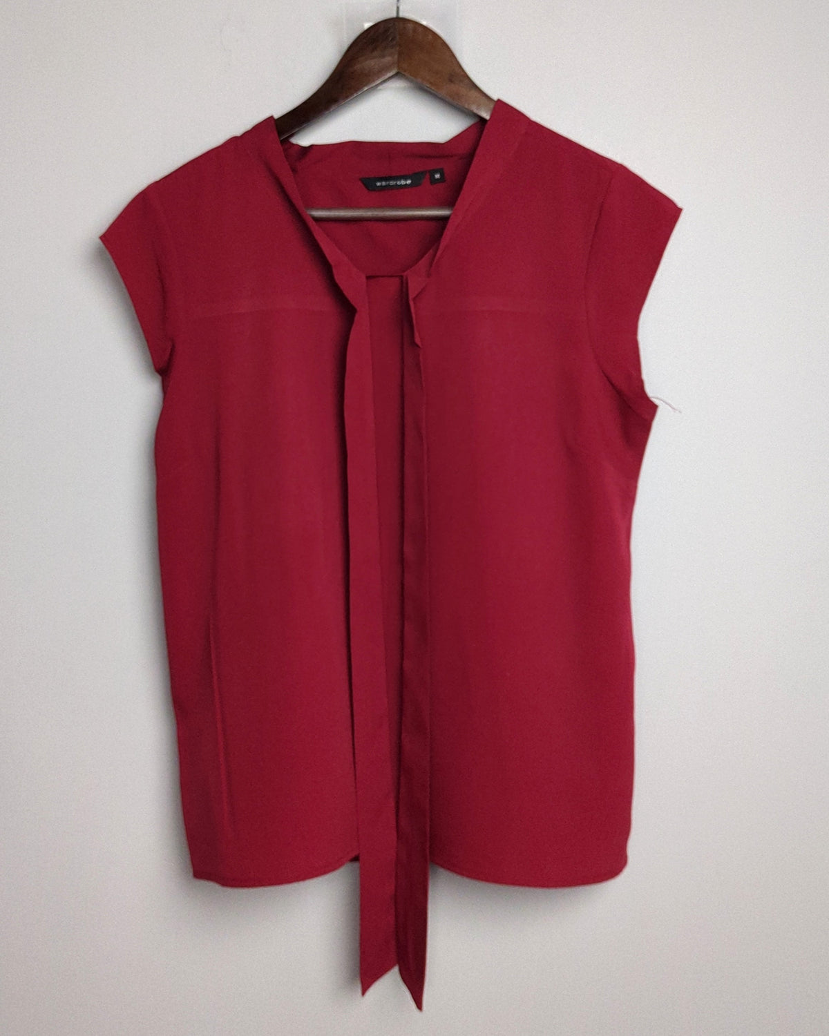 Wardrobe Red Sleeveless Blouse
