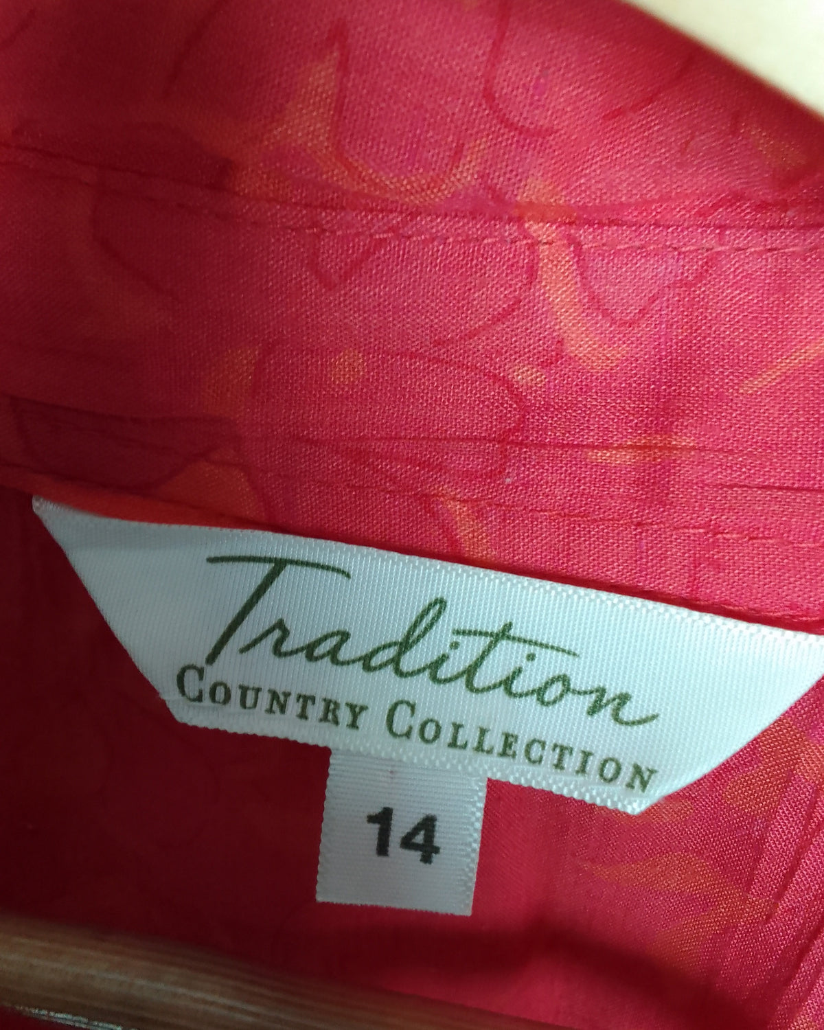 Tradition Country Collection Pink Floral Shirt