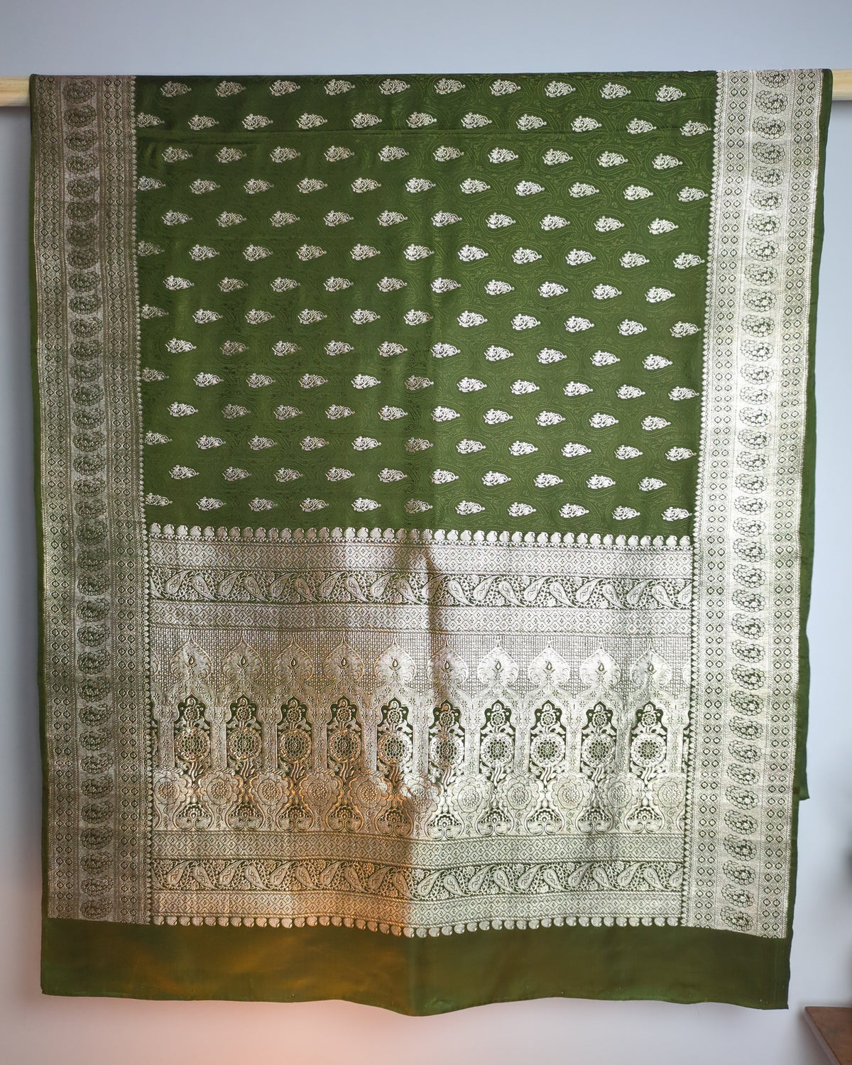 Green Ethnic Saree