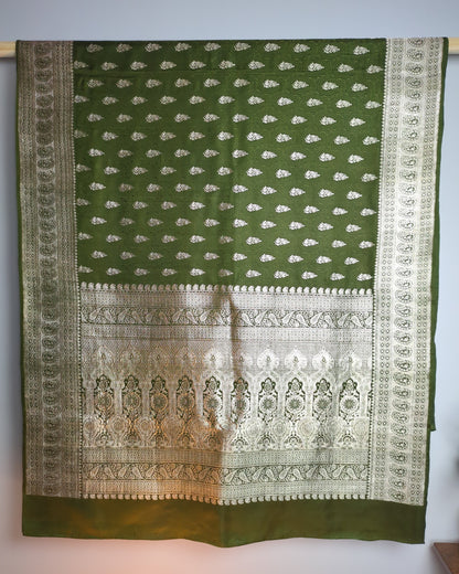 Green Ethnic Saree