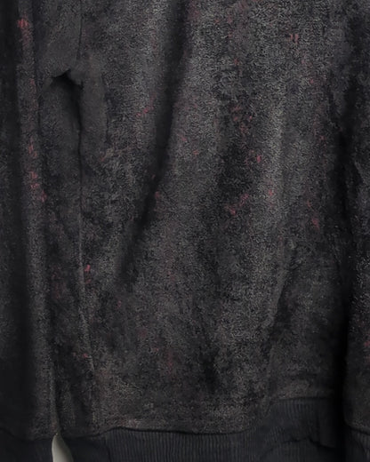 Black Textured Sweatshirt