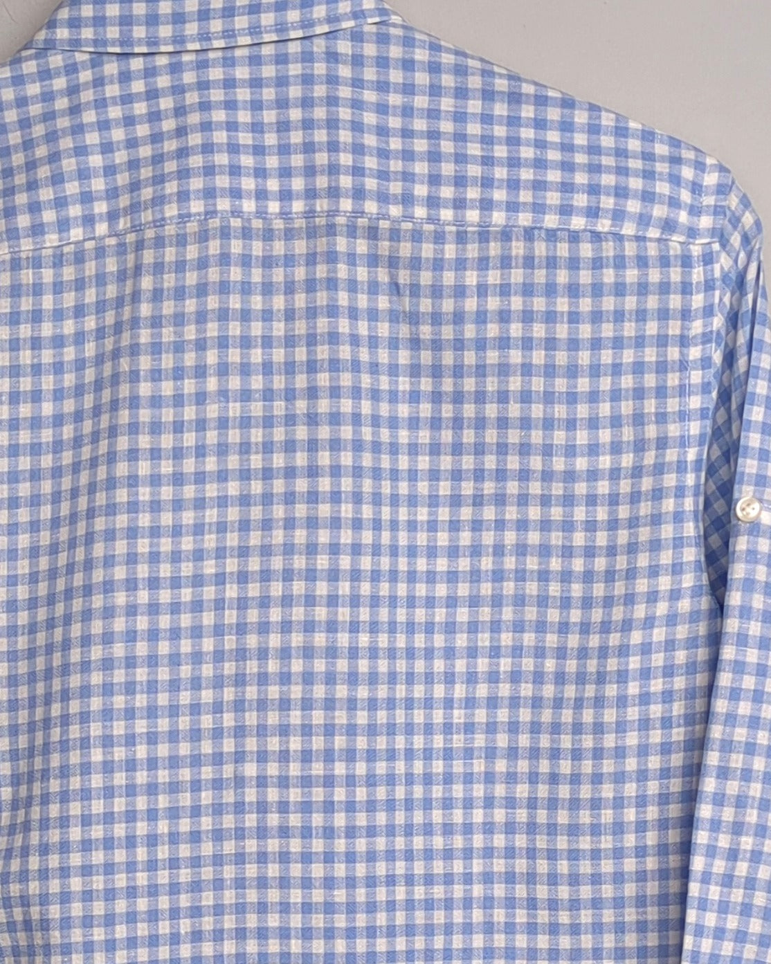Jones New York Blue Gingham Shirt