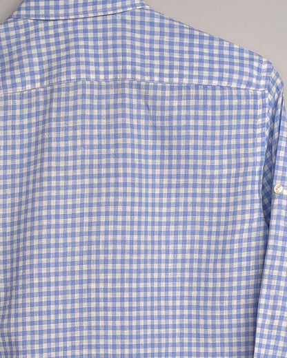 Jones New York Blue Gingham Shirt