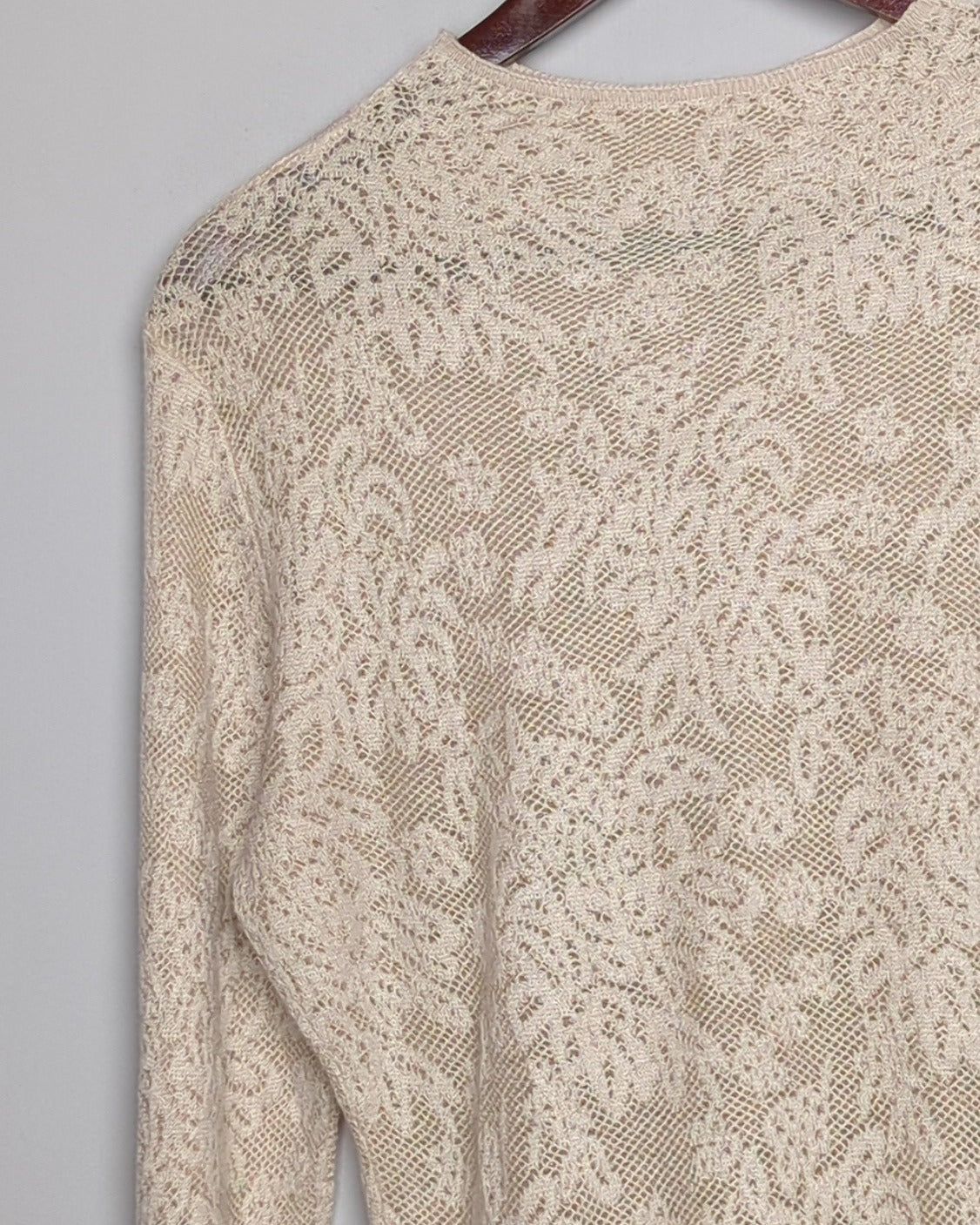 Beige Lace Top