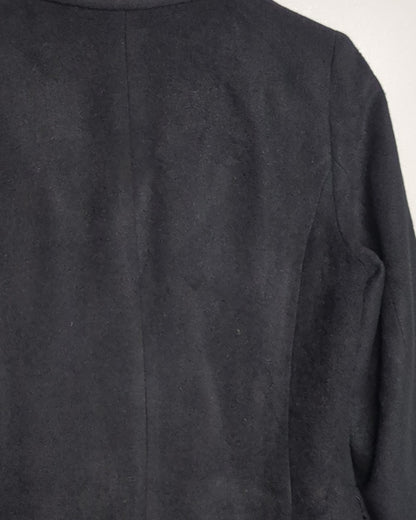Zishen Black Woolen Coat
