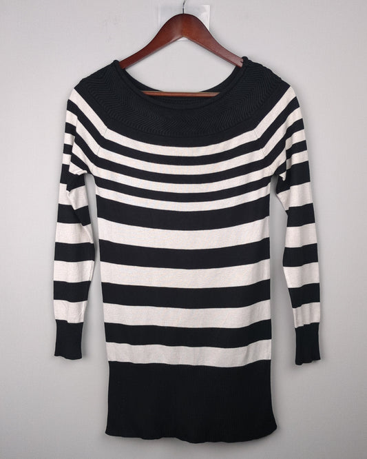 Black Striped Sweater