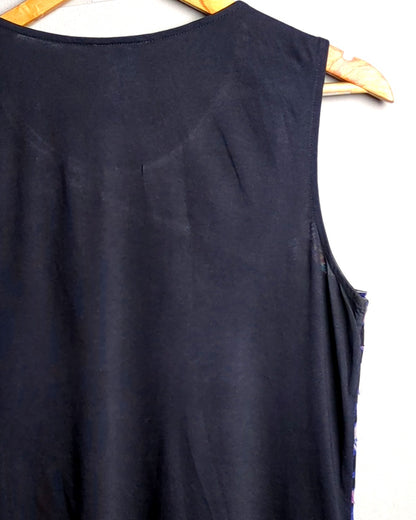 Ann Taylor Blue Sleeveless Blouse