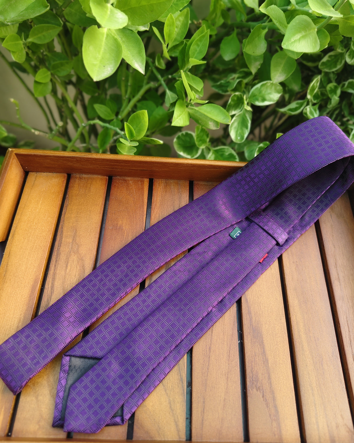 Peter England Purple Formal Necktie
