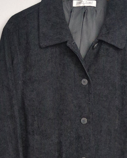 Pepper Angel Black Buttoned Jacket