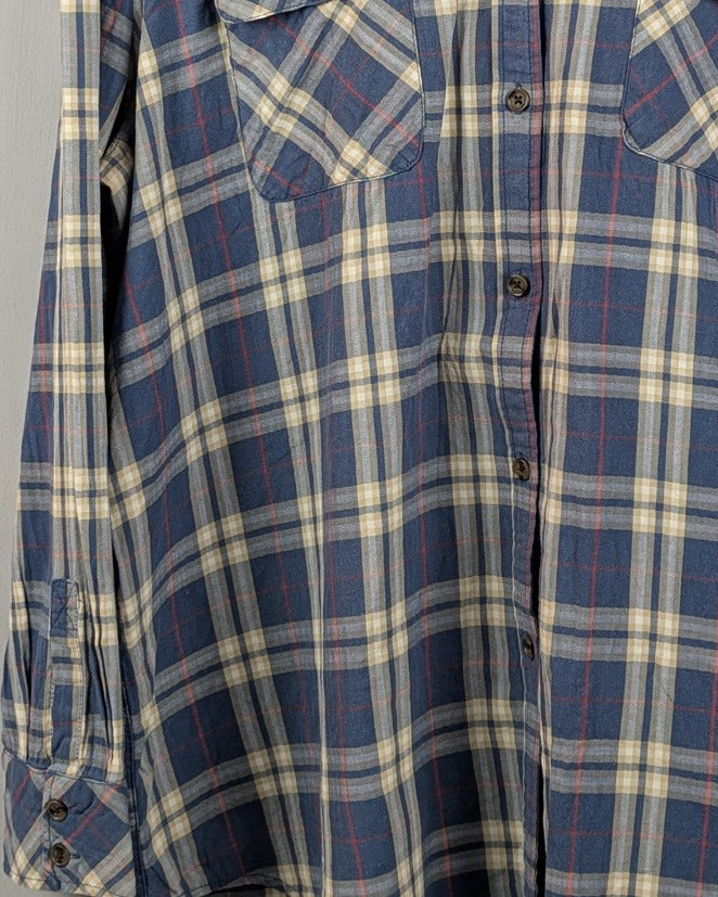 Blue Hooded Shirt