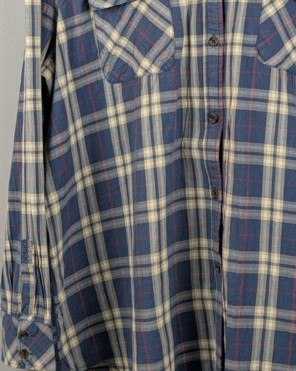Blue Hooded Shirt