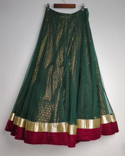 Green Embroidered Kurta
