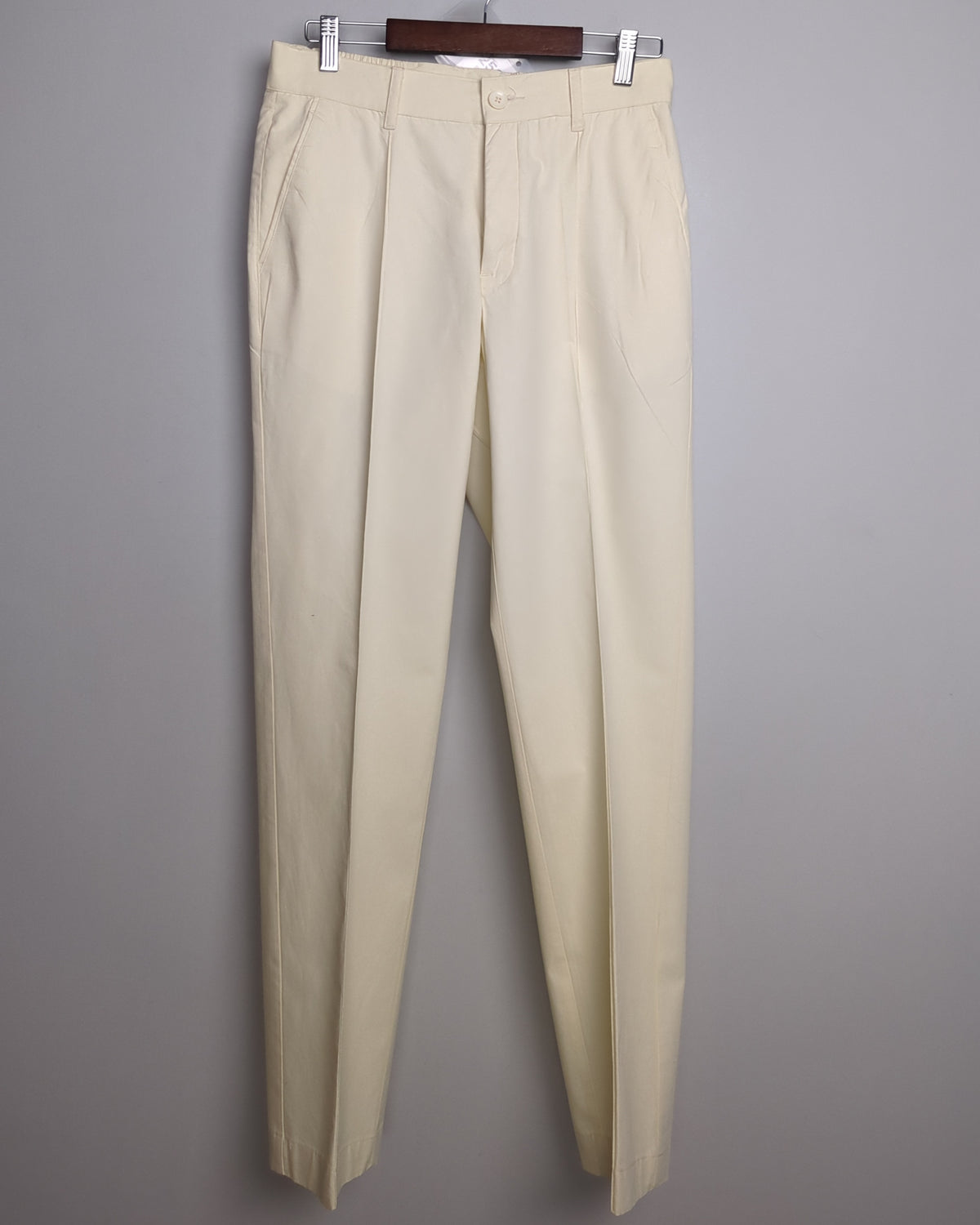 Fabindia Off-White Slim Fit Trousers