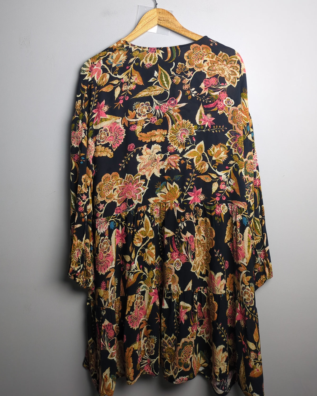 Zara Black Floral Dress