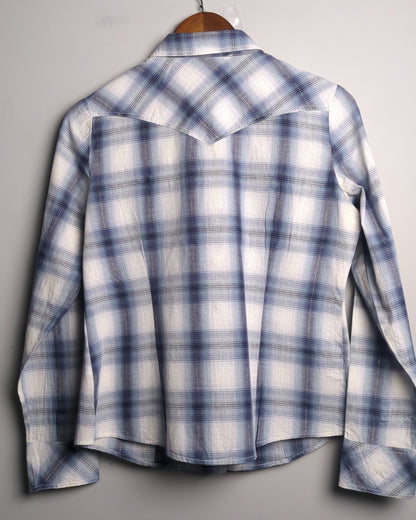 Suzy Blue Plaid Shirt