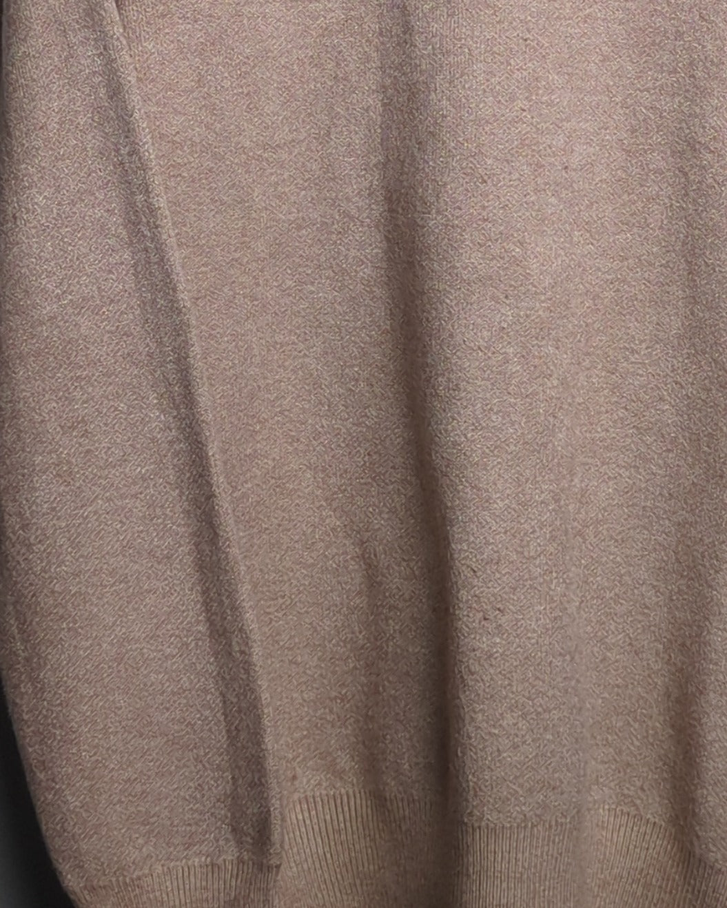 Beige Mockneck Sweater