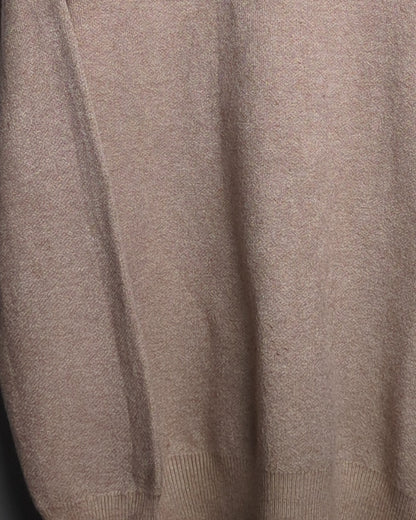 Beige Mockneck Sweater