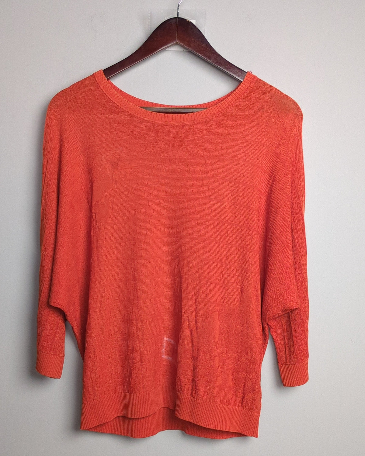 Kuetlon Orange Knitted Pullover