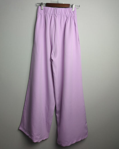 Freakins Purple High-Waist Trousers