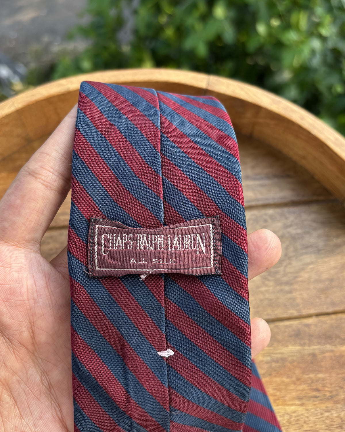 Chaps By Ralph Lauren Wine Neck Tie