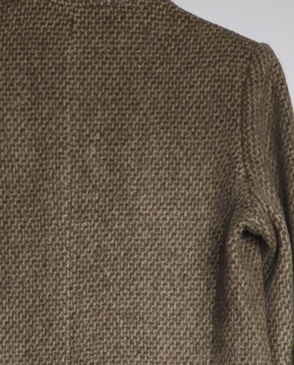 Elle-Elle Brown Textured Jacket